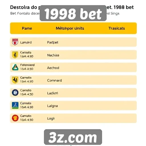 Métodos de pagamento aceitos no 1998 bet